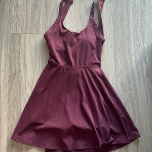 Halara Backless Twisted Flare Dance Active Dress